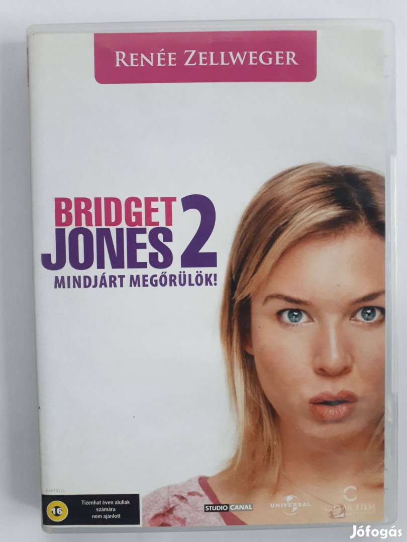 Bridget Jones 2: Mindjárt megőrülök! DVD (posta 510 Ft)