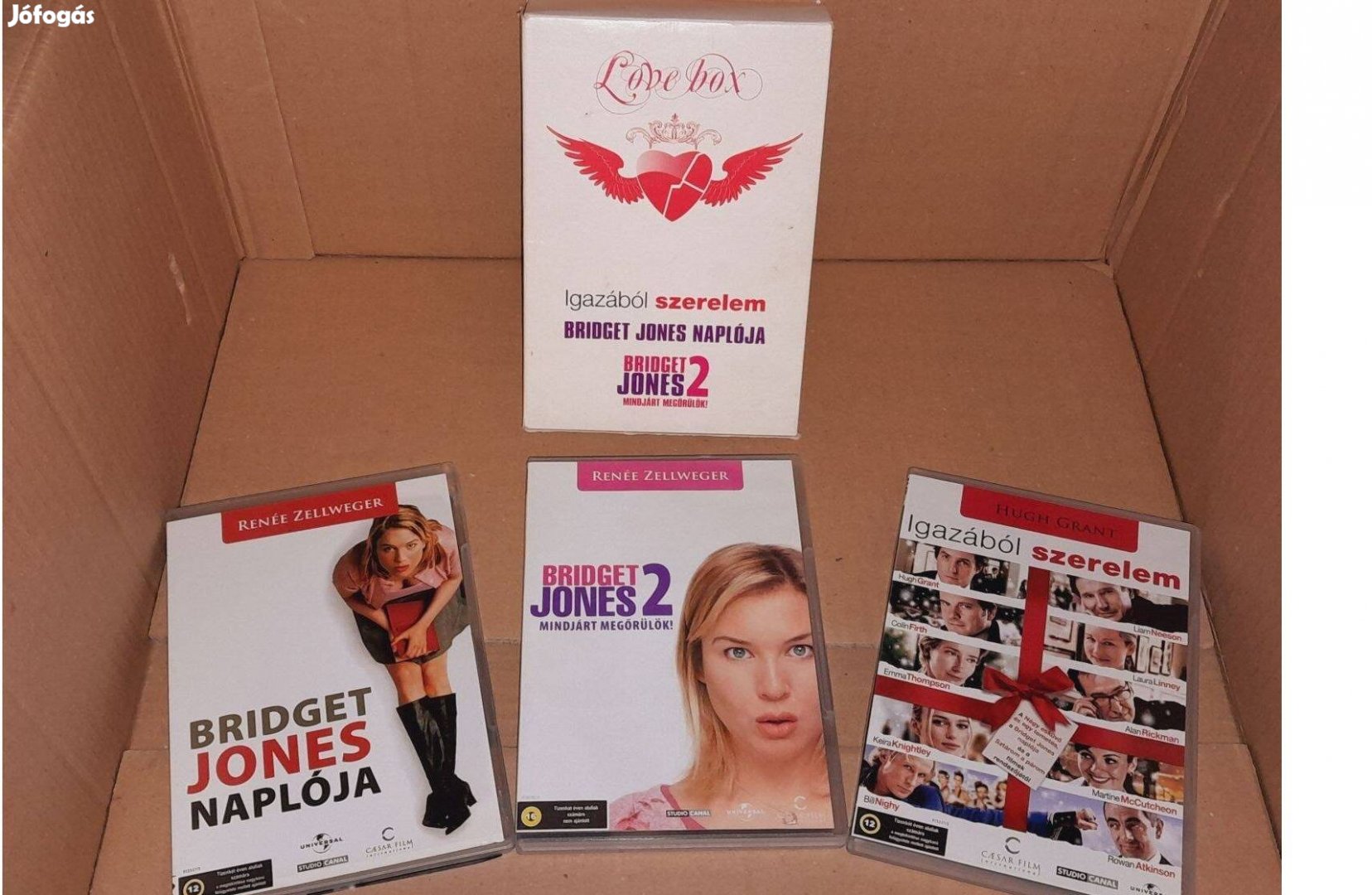 Bridget Jones naplója Love Box díszdobozos 3 DVD -s kiadás 3 film