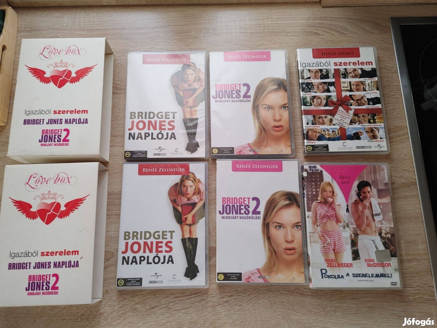 Bridget Jones naplója Love Box díszdobozos 3 DVD-s kiadás 3 film (René