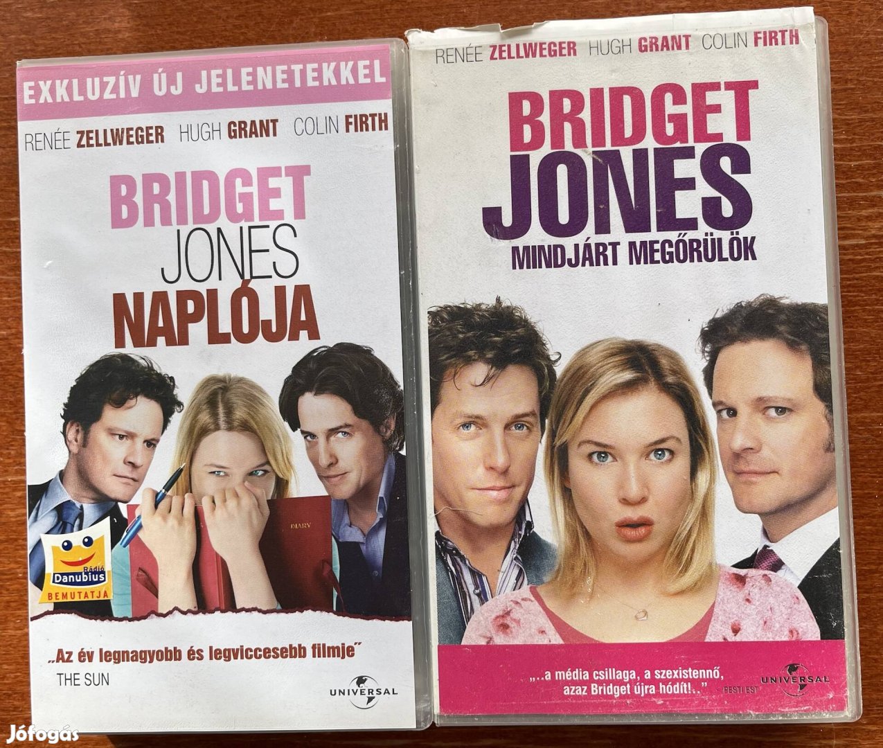 Bridget Jones pakk vhs kazetta