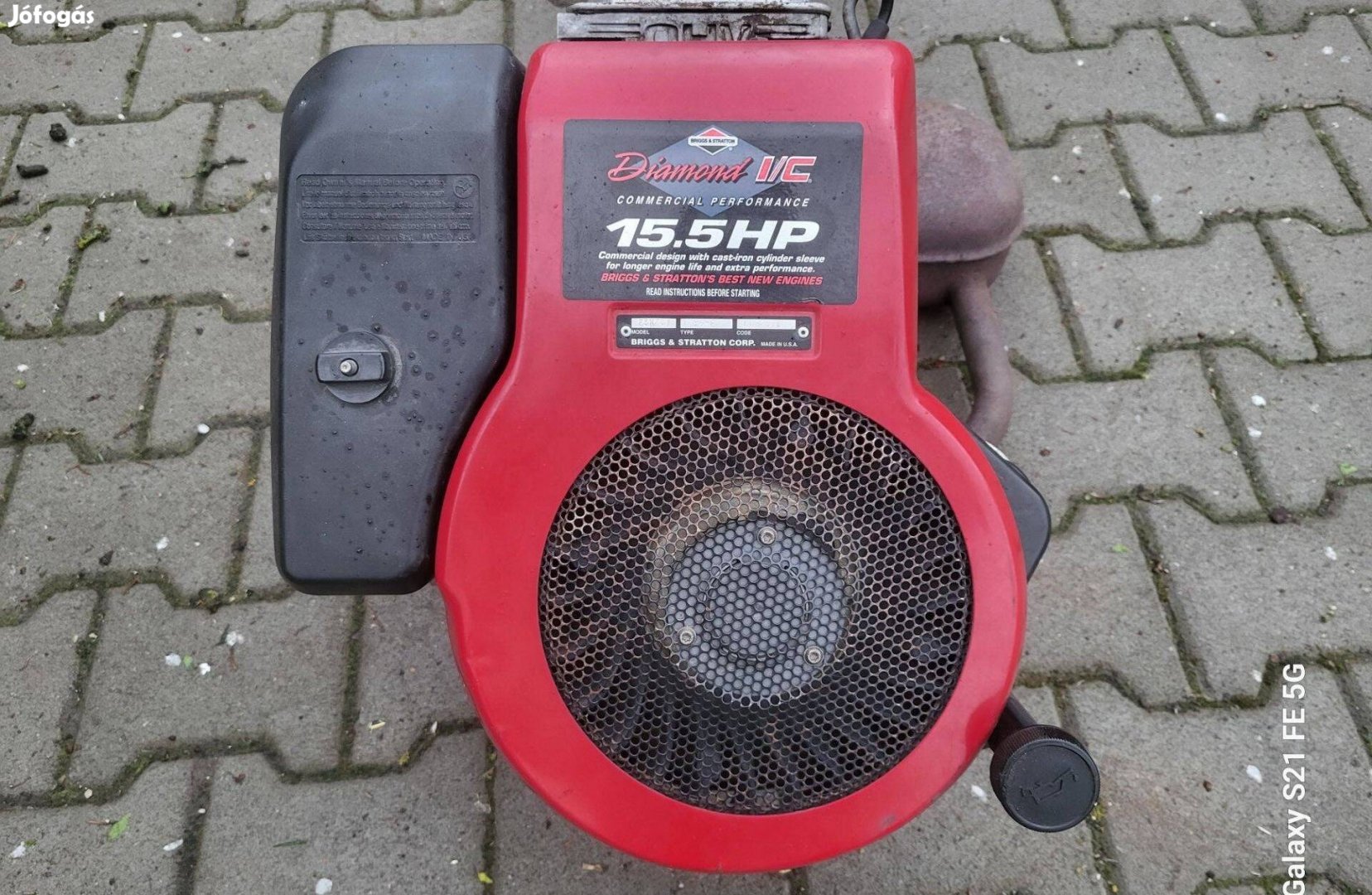 Briggs 15,5 HP motor fűnyíró traktorba