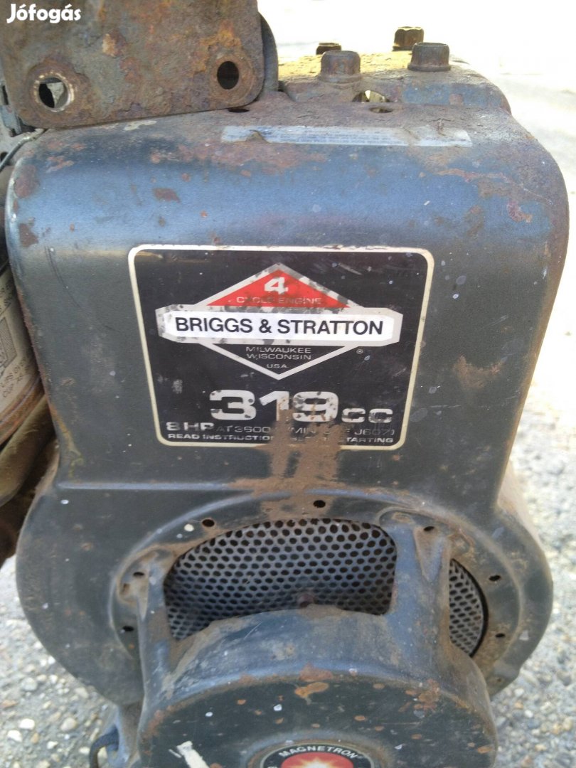 Briggs&Stratton 319cc 8 Le stabil motor kuplungos 