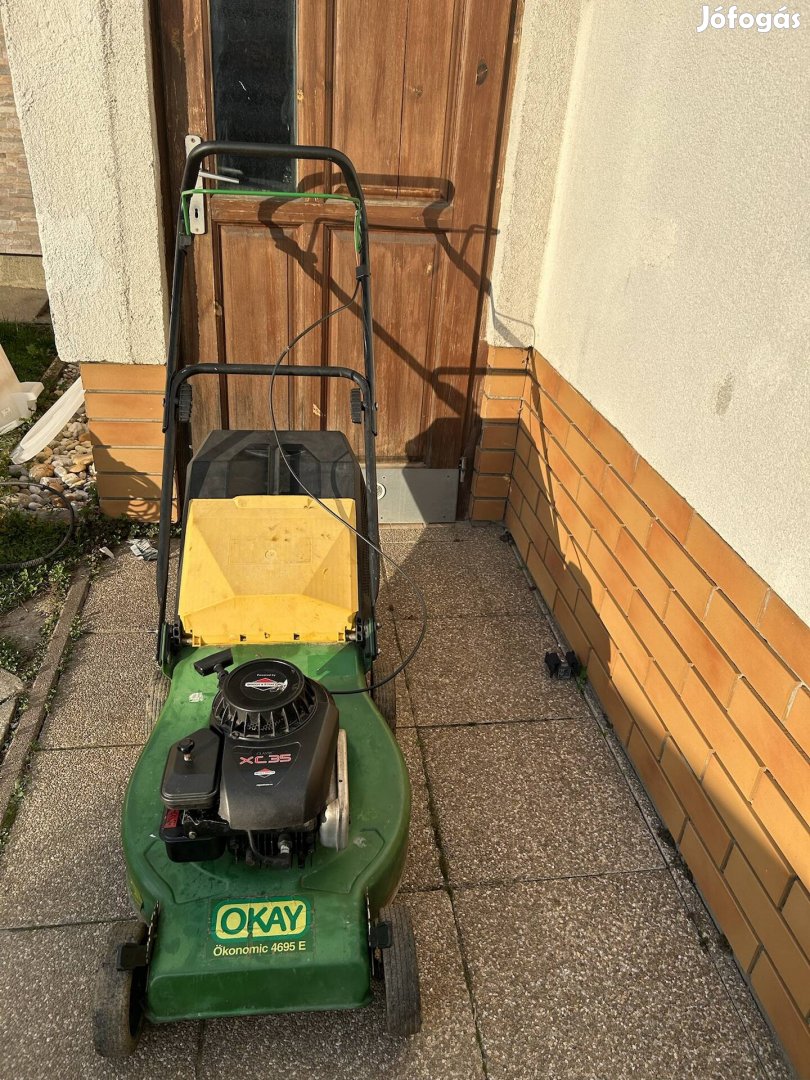 Briggs &Stratton motoros fűgyűjtős fűnyíró eladó 