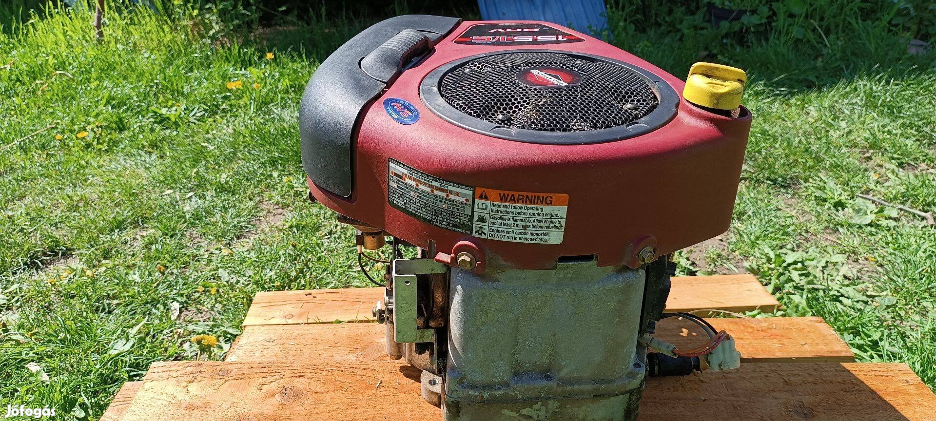 Briggs motor 15,5 lóerős fűnyíró traktor motor
