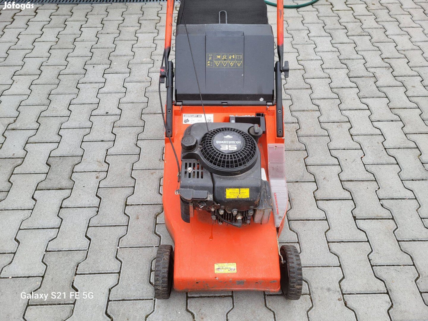 Briggs motoros - alukasznis - fűgyűjtős fűnyíró