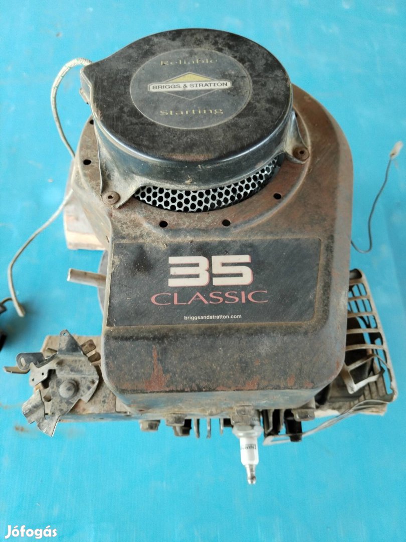 Brigs 155m3, 3,5hp fűnyiró,rotácios motor eladó.