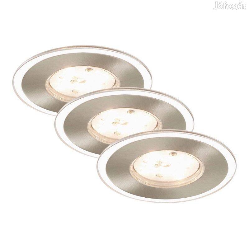 Briloner beépíthető, led lámpa, 4,5W, 470lum, 3000K, IP44, 8cm,