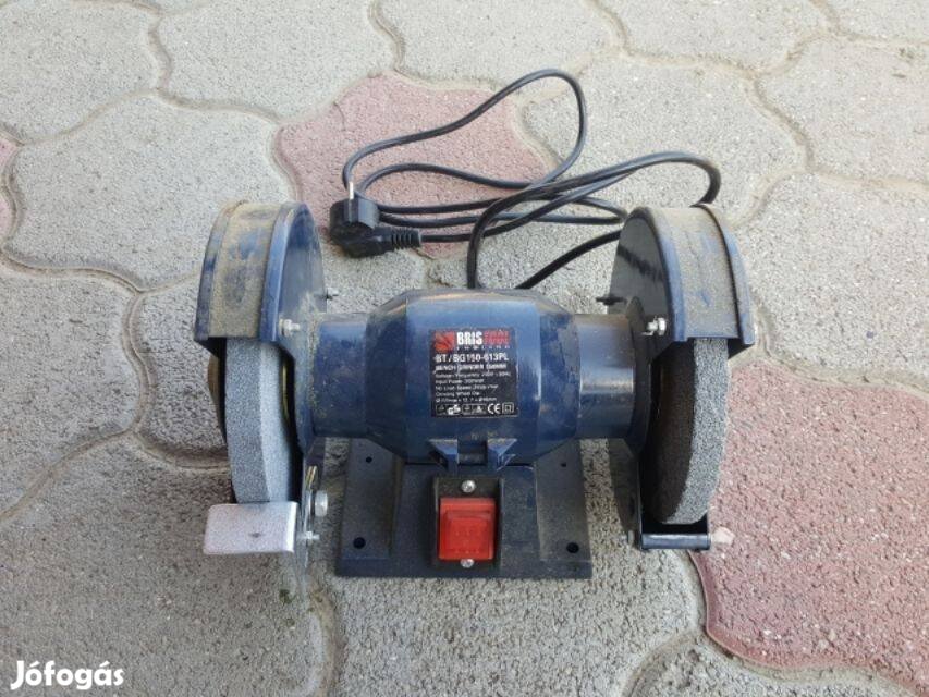 Bristool England 200 watt köszörű 150 mm