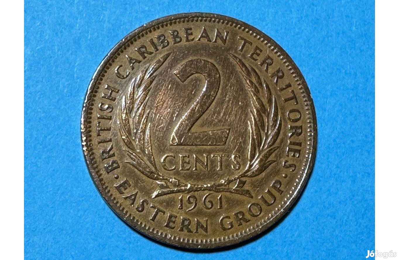 Brit Kelet Karib 2 cent - 1961 - II Erzsébet - Karib-szigetek