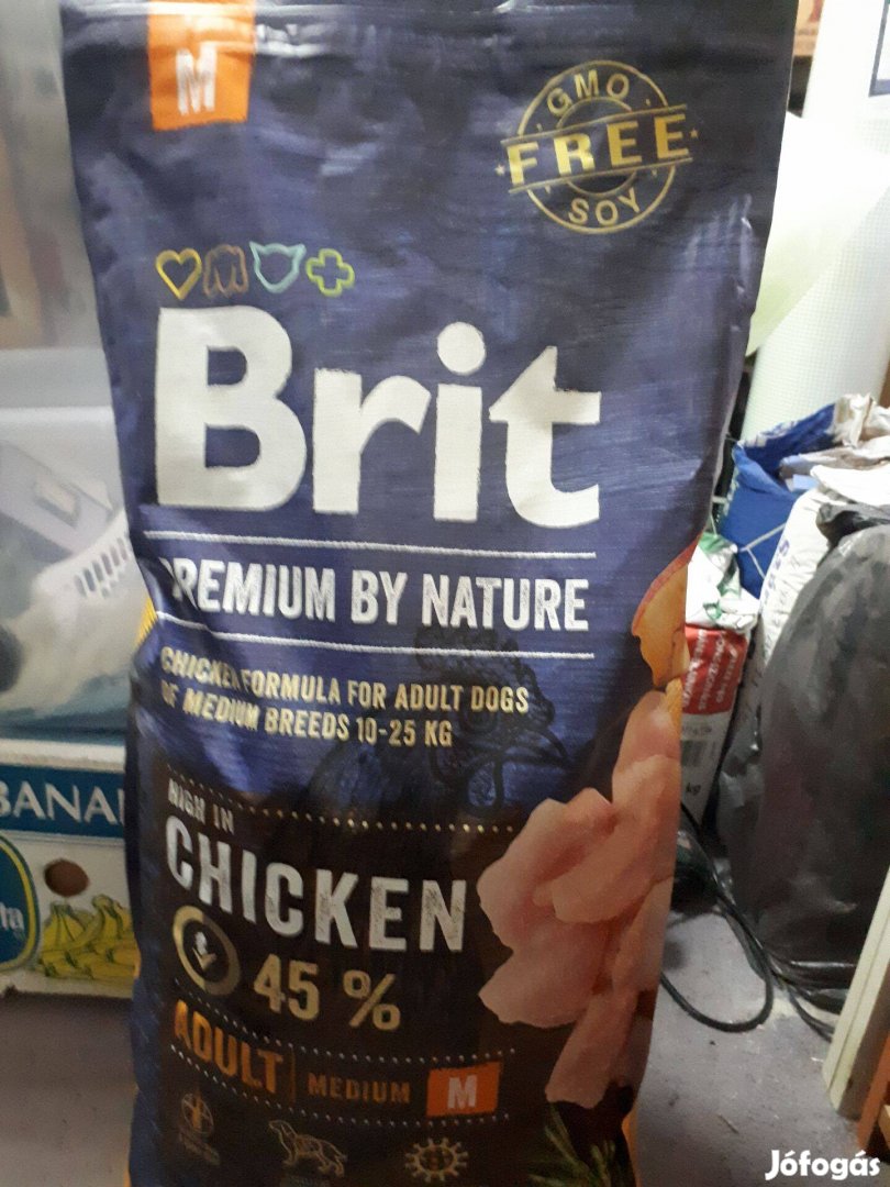 Brit Premium,Chicken kutyatáp 15kg