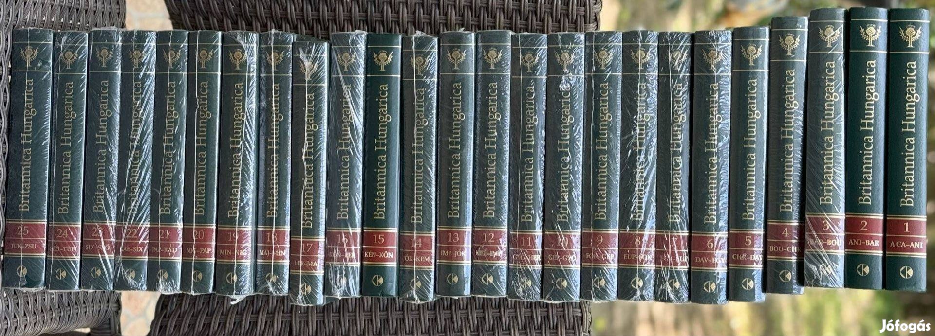 Britannica Hungarica 1-25 sorozat új állapotban