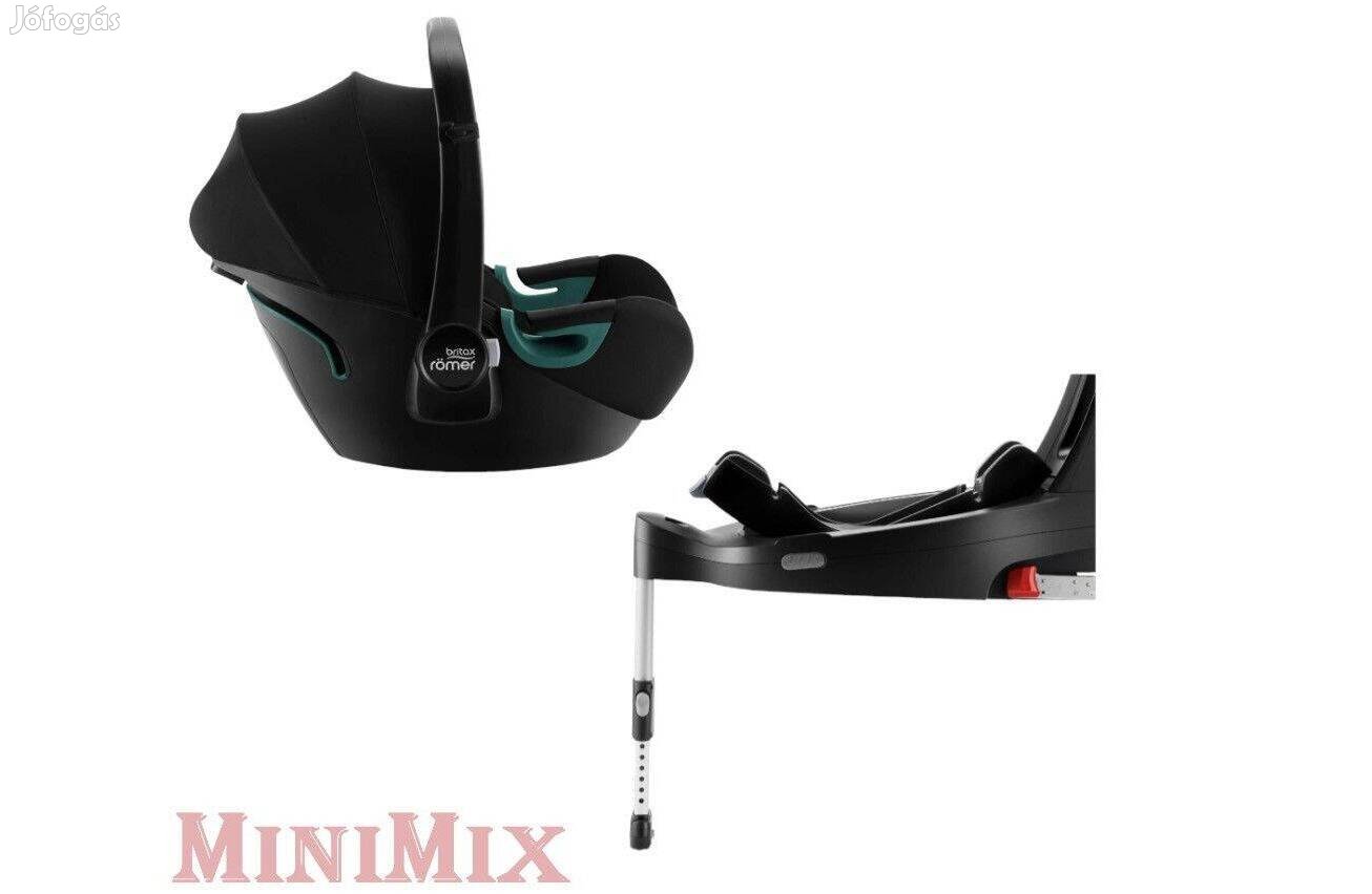 Britax Römer Baby Safe 3 40-83 cm Space Black hordozó i-Size + talp