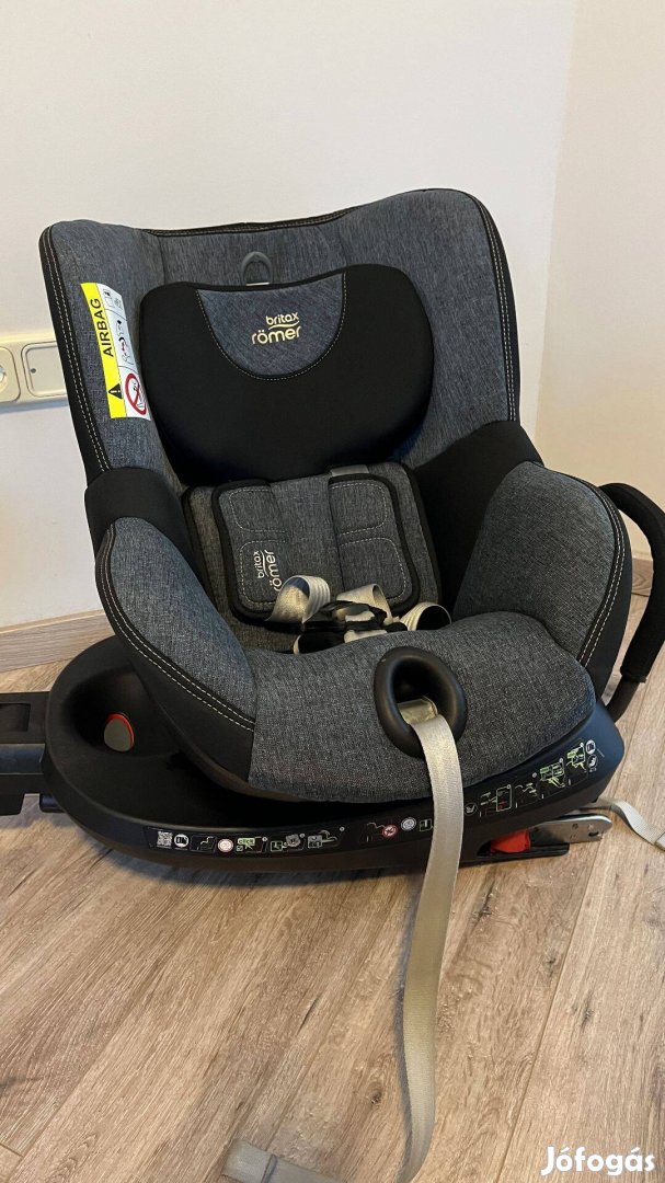 Britax Römer Dualfix 2 R Isofix Blue Marble forgatható gyerekülés