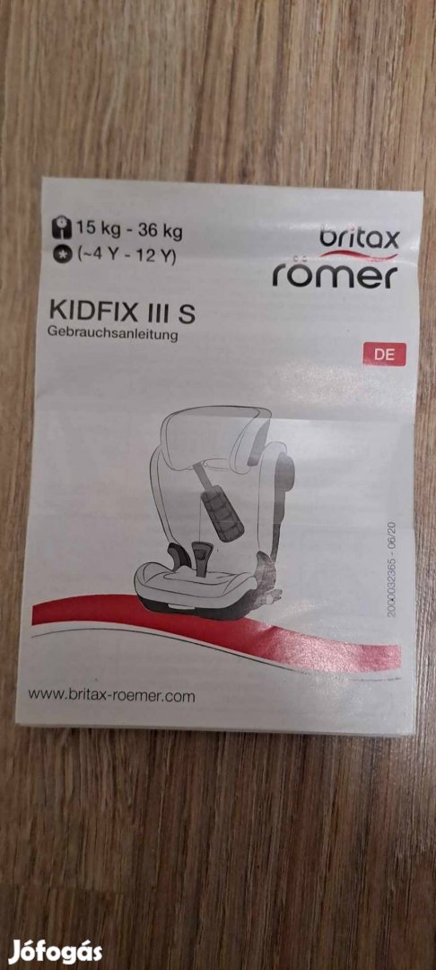 Britax Römer Kidfix 3 Isofix, 15-36  kg