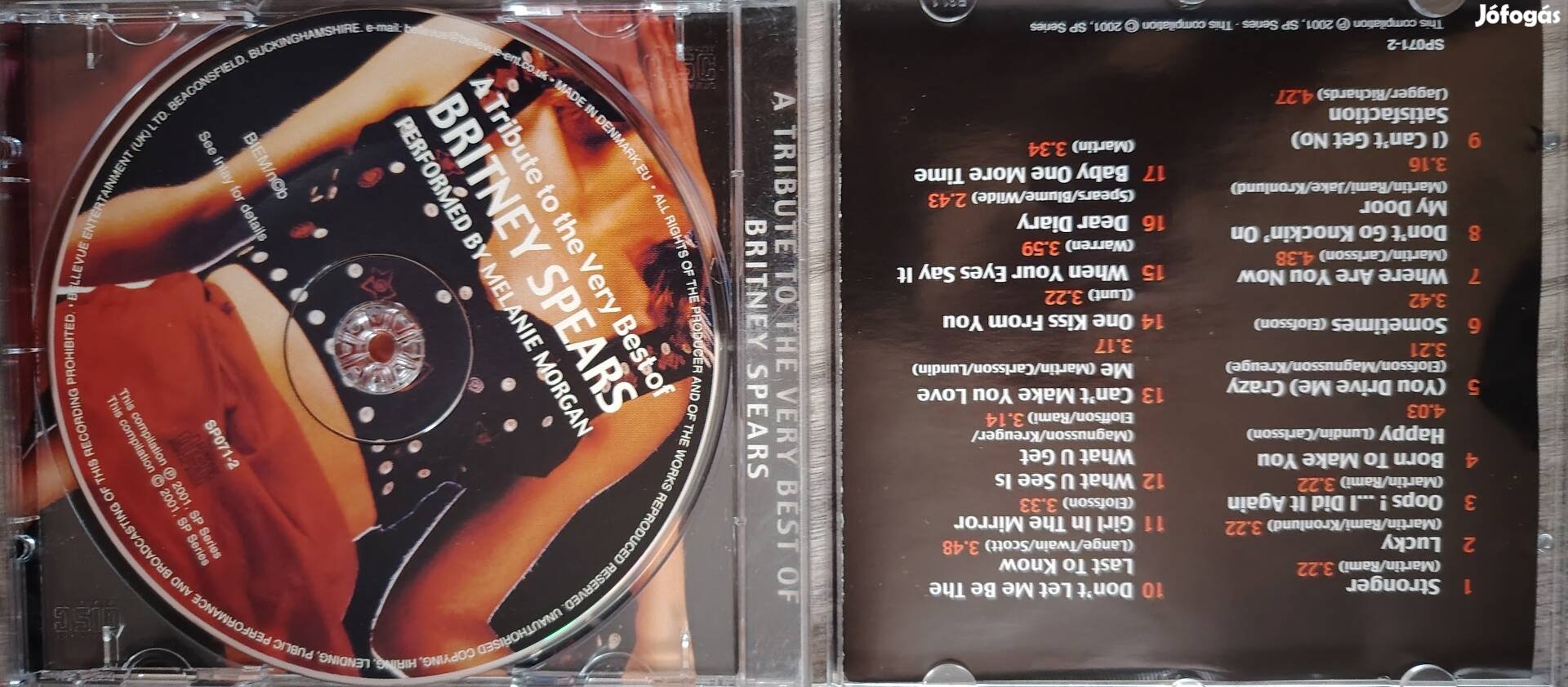 Britney Spears műsoros cd