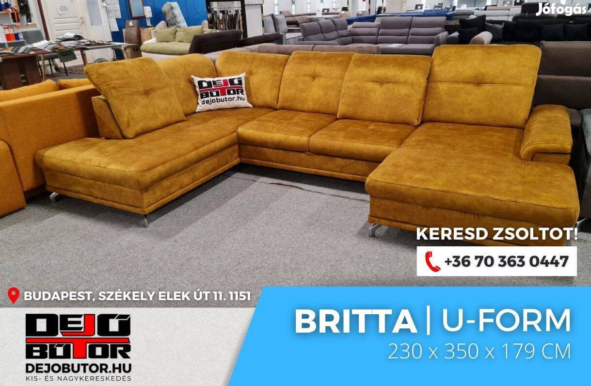 Britta multi relax kanapé ülőgarnitúra ualak 230x355x179 cm gold