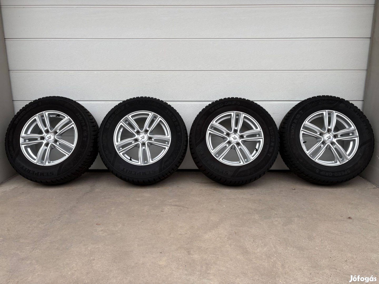 Brock 5x114.3 16" újszerű alufelnik újszerű téli gumikkal olcsón