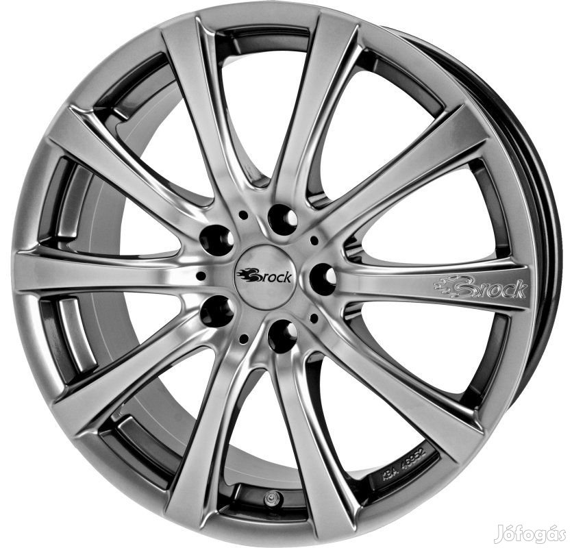 Brock B21 CSS - Króm ezüst 8X18 5X112 ET26 CB66,6 alufelni