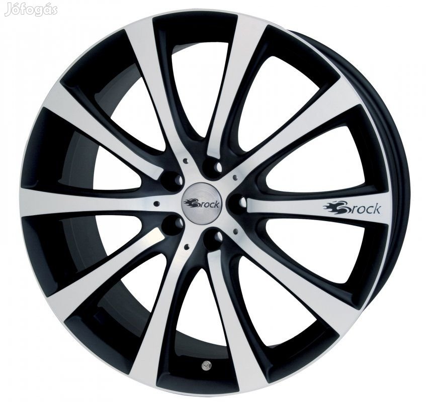 Brock B21 SMVP - Matt fekete polírozott 7,5X17 4X108 ET29