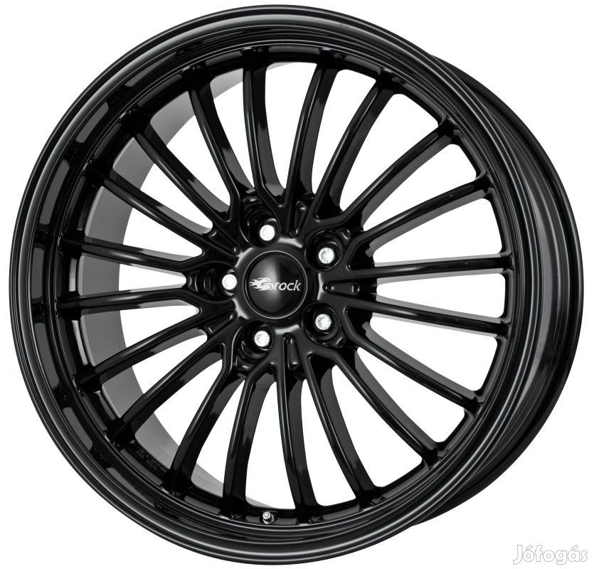 Brock B24GP SG - Fényes fekete 9X20 5X130 ET43 CB71,5 | alufelni |