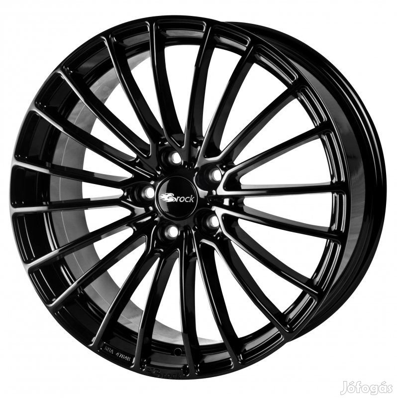 Brock B24 SG - Fényes fekete 7X17 4X100 ET38 CB63,4 | alufelni |