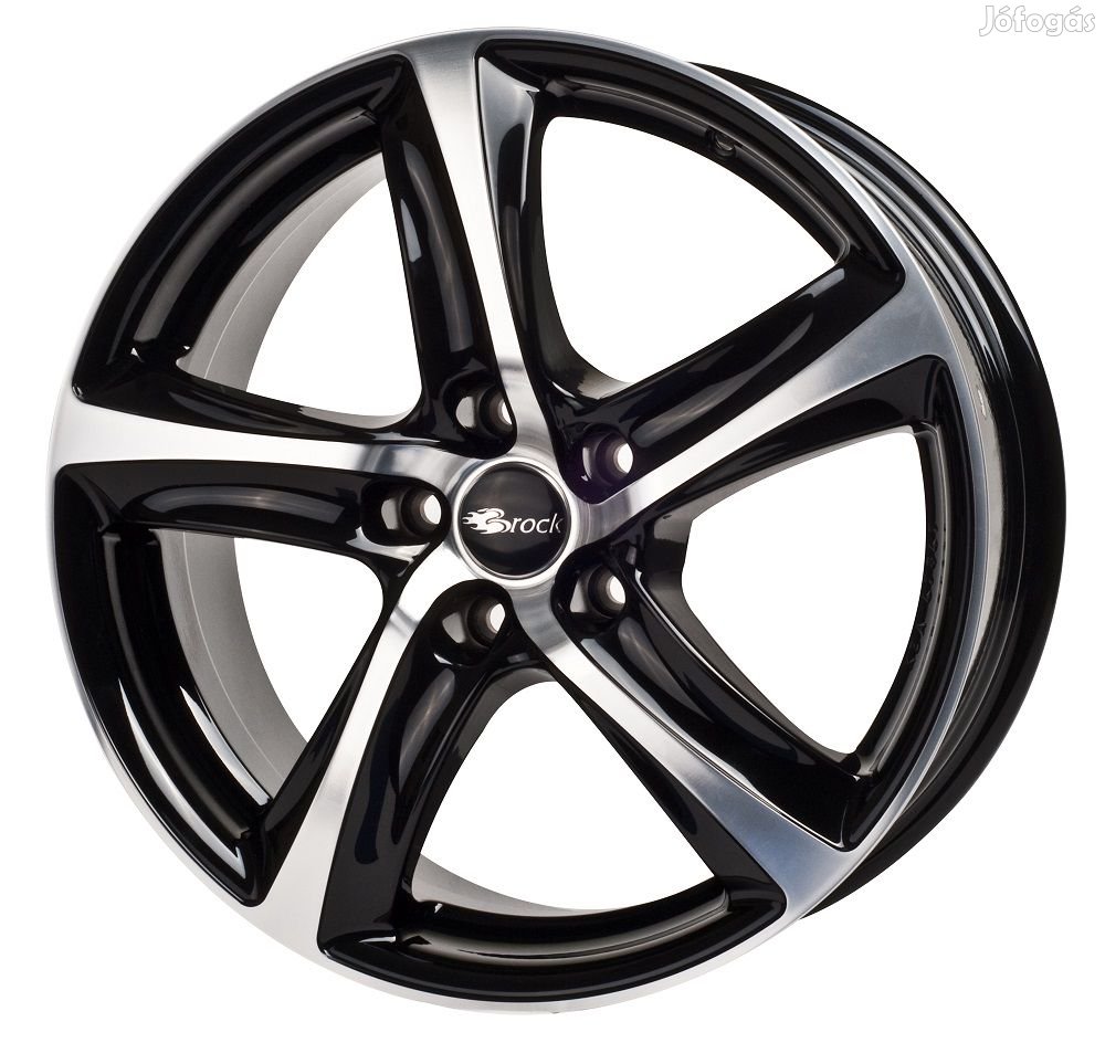 Brock B25 SGVP - Fényes fekete polírozott 6,5X15 5X98 ET27