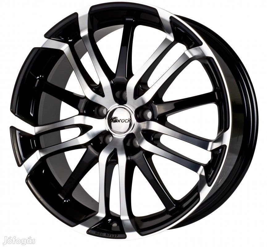 Brock B26 SGVP - Fényes fekete polírozott 8,5X19 5X114,3 ET35 CB72,6