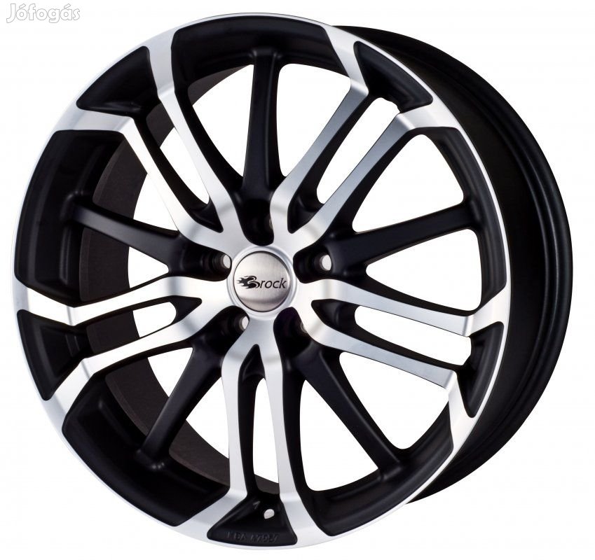 Brock B26 SMVP - Matt fekete polírozott 7,5X17 4X108 ET25