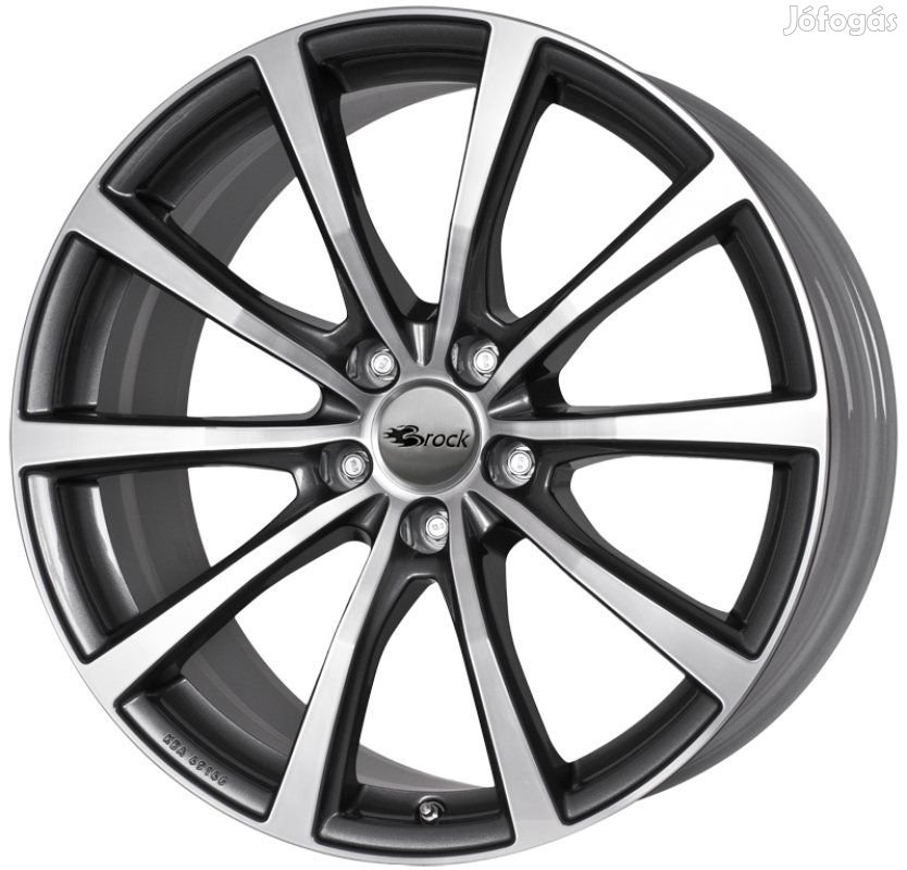 Brock B32 HGVP - Himalaya szürke polírozott 7,5X18 5X112