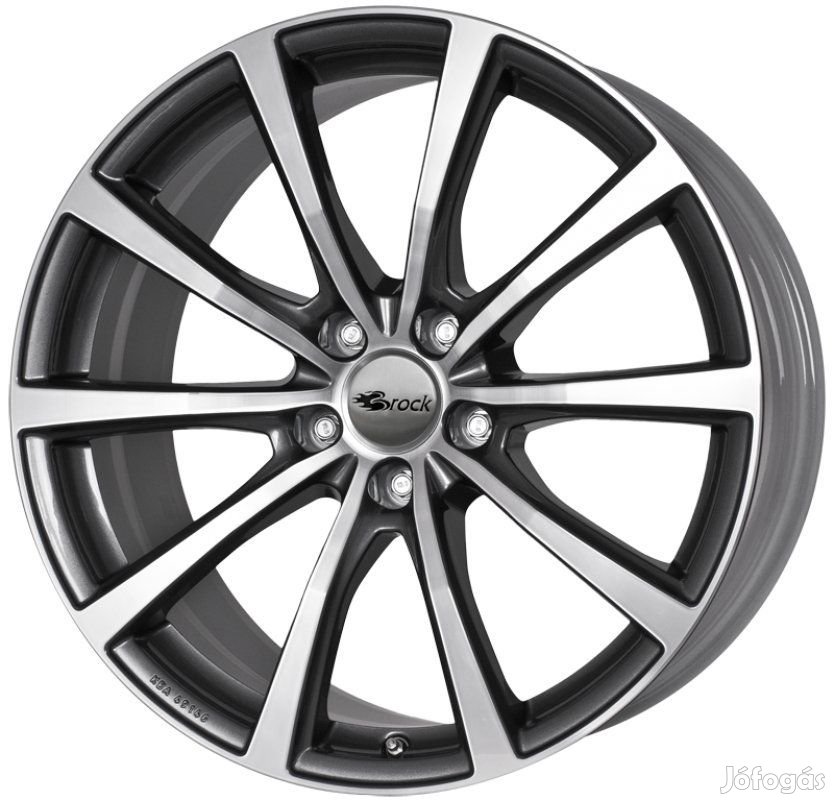 Brock B32 HGVP - Himalaya szürke polírozott 9,5X19 5X108 ET27 CB63,4