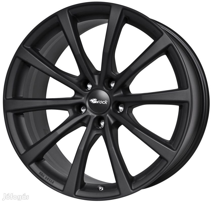 Brock B32 SKM - Világos matt fekete 8,5X18 5X115 ET38 CB70,2 |