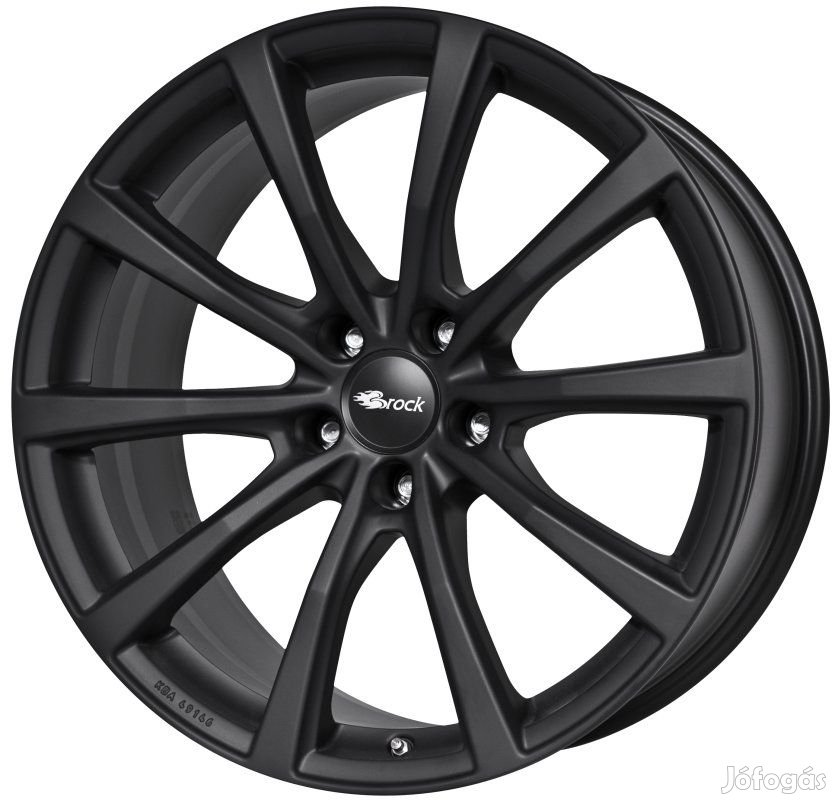 Brock B32 SKM - Világos matt fekete 8,5X19 5X112 ET25 CB66,6 |