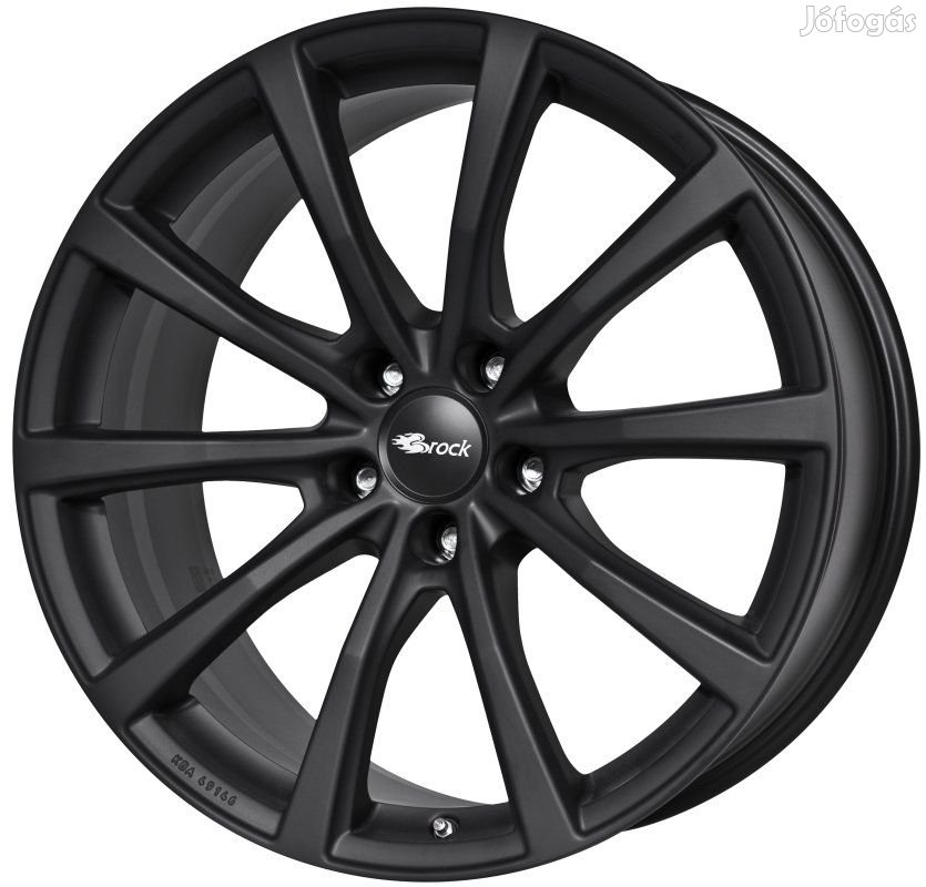 Brock B32 SKM - Világos matt fekete 8,5X20 5X127 ET56 CB71,5 |
