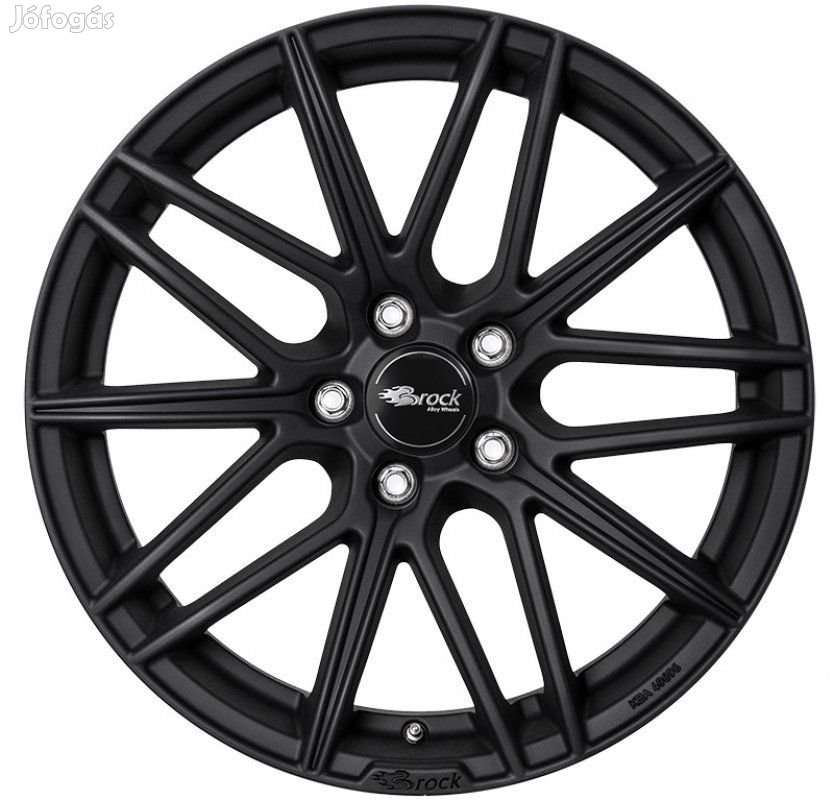 Brock B34 SKM - Világos matt fekete 8X18 5X114,3 ET35 CB72,6 |