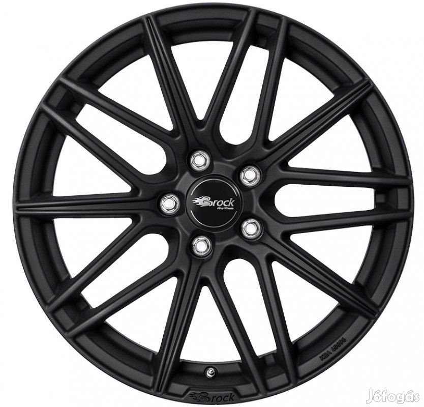 Brock B34 SKM - Világos matt fekete 8,5X19 5X108 ET45 CB72,6 |