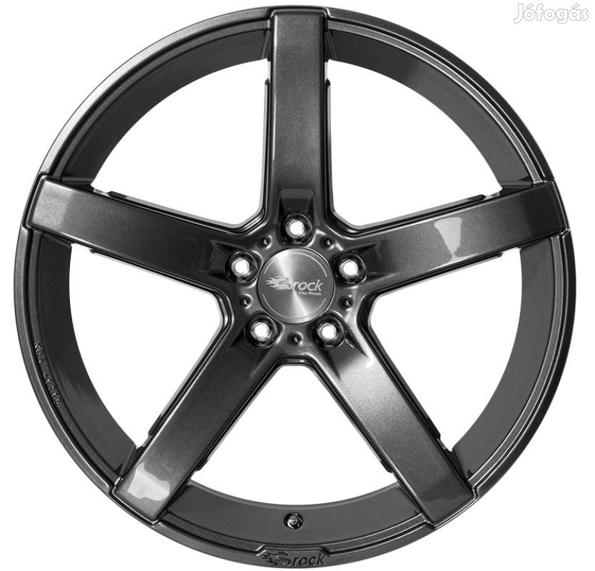 Brock B35 TM - Titán metál 8X18 5X114,3 ET35 CB72,6 | alufelni |
