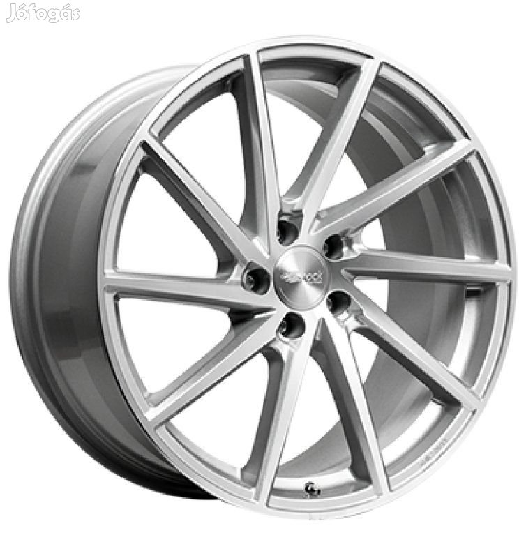 Brock B37 KSVP - Ezüst polírozott 8,5X19 5X112 ET35 CB66,6 | alufelni