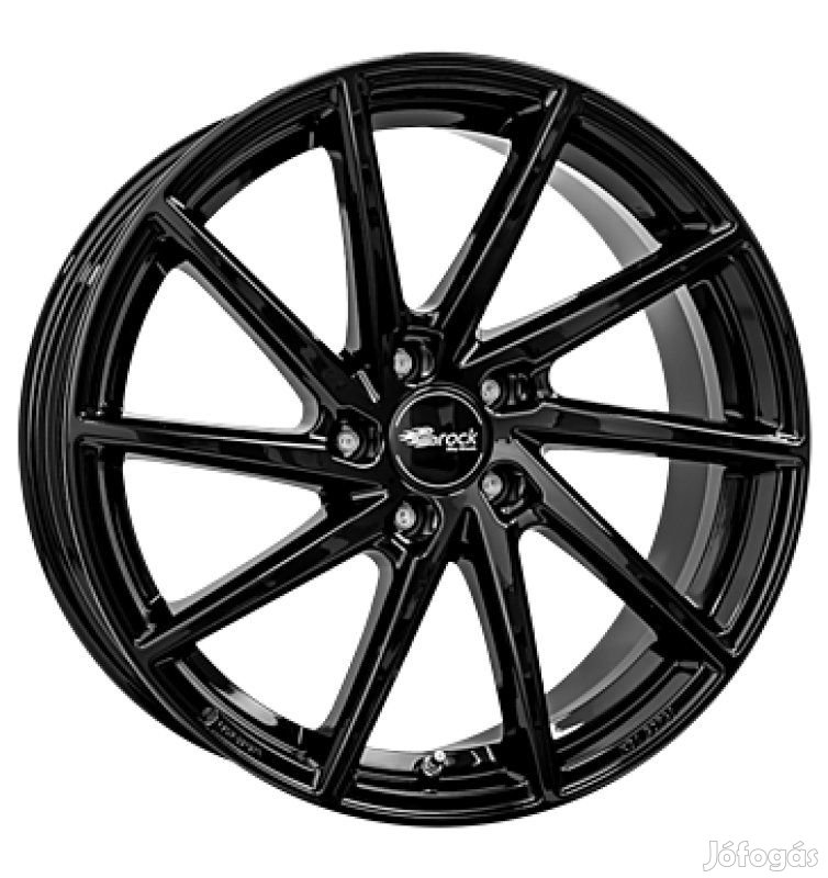 Brock B37 SG - Fényes fekete 8X18 5X112 ET50 CB57,1 alufelni