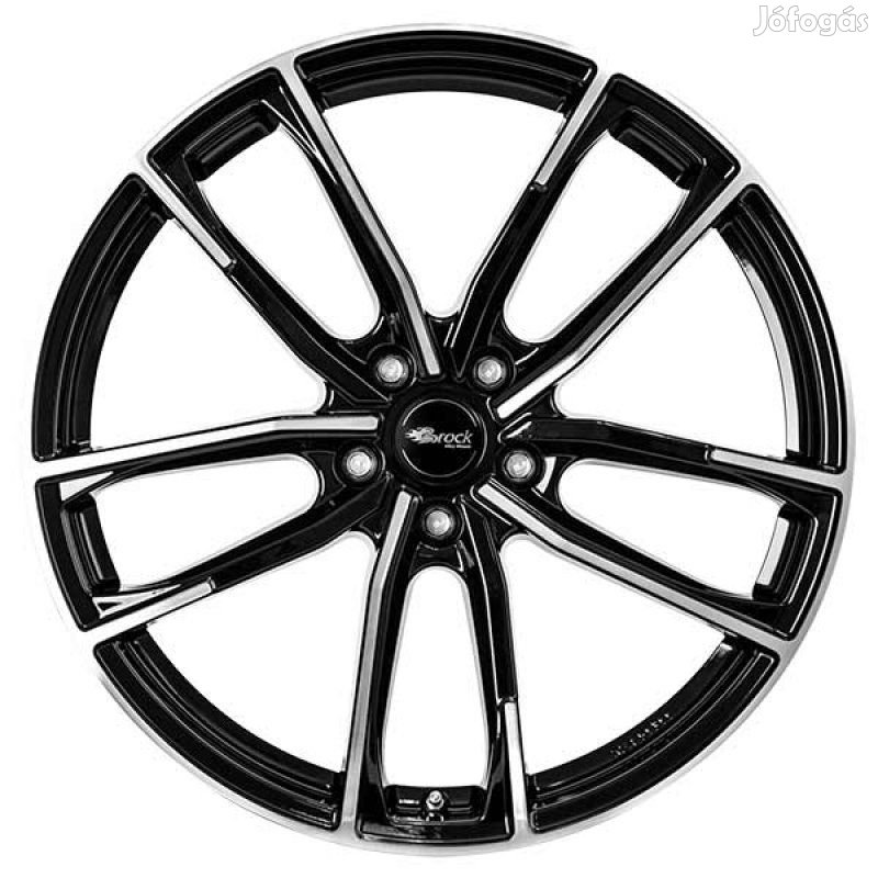 Brock B38 SGVP - Fényes fekete polírozott 8X19 5X112 ET44