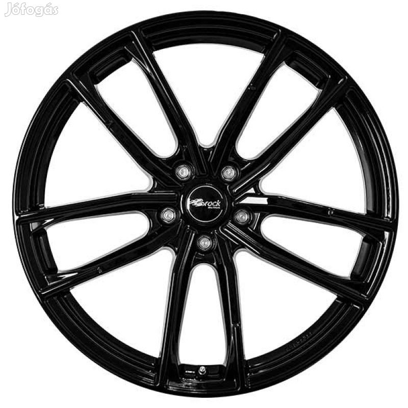 Brock B38 SG - Fényes fekete 8X18 5X120 ET43 CB72,6 | alufelni |