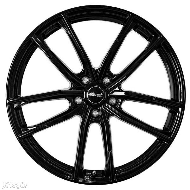 Brock B38 SG - Fényes fekete 8X19 5X112 ET52 CB66,7 | alufelni |