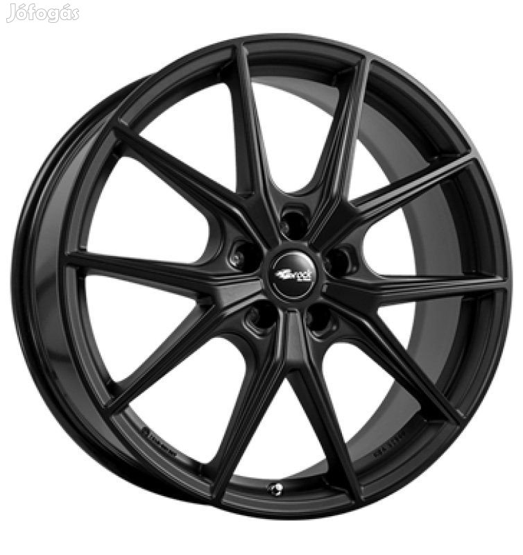 Brock B40 SBM - Szatén matt fekete 9X20 5X112 ET49 CB66,6 | alufelni |