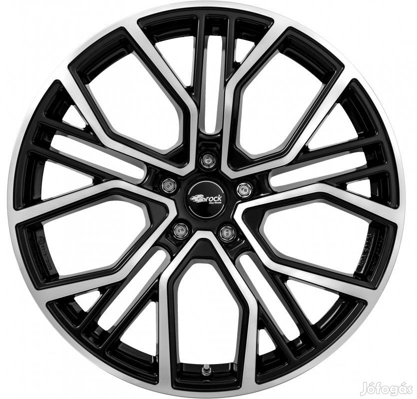 Brock B41 SGVP - Fényes fekete polírozott 10X21 5X112 ET62,5 CB66,6 |