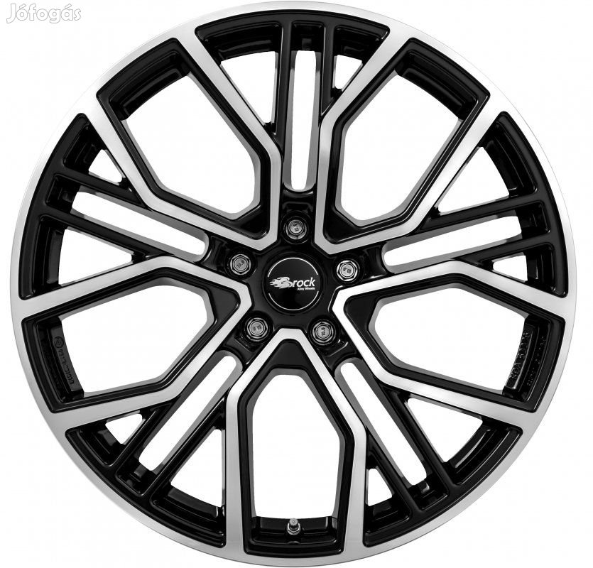 Brock B41 SGVP - Fényes fekete polírozott 10,5X21 5X112 ET43 CB66,6 |