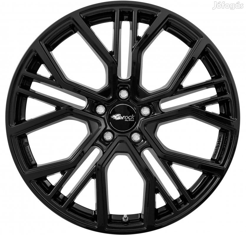 Brock B41 SG - Fényes fekete 8,5X21 5X112 ET37 CB66,6 | alufelni |