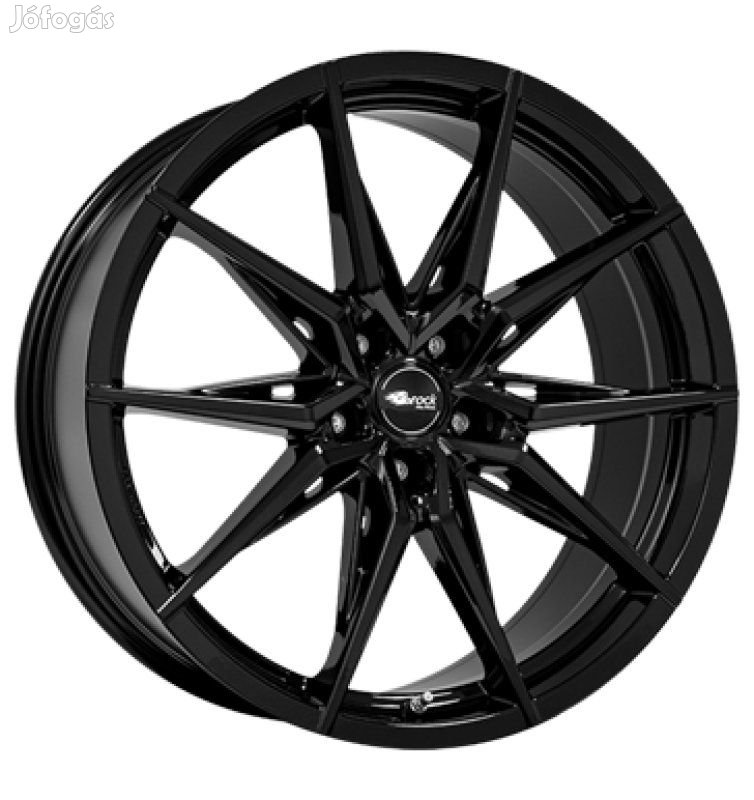 Brock B42 SG - Fényes fekete 9,5X20 5X112 ET42 CB66,6