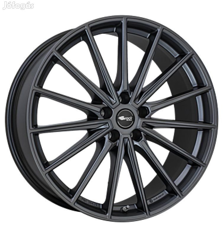 Brock B43 SG - Fényes fekete 8X20 5X108 ET45,5 CB63,4 | alufelni |