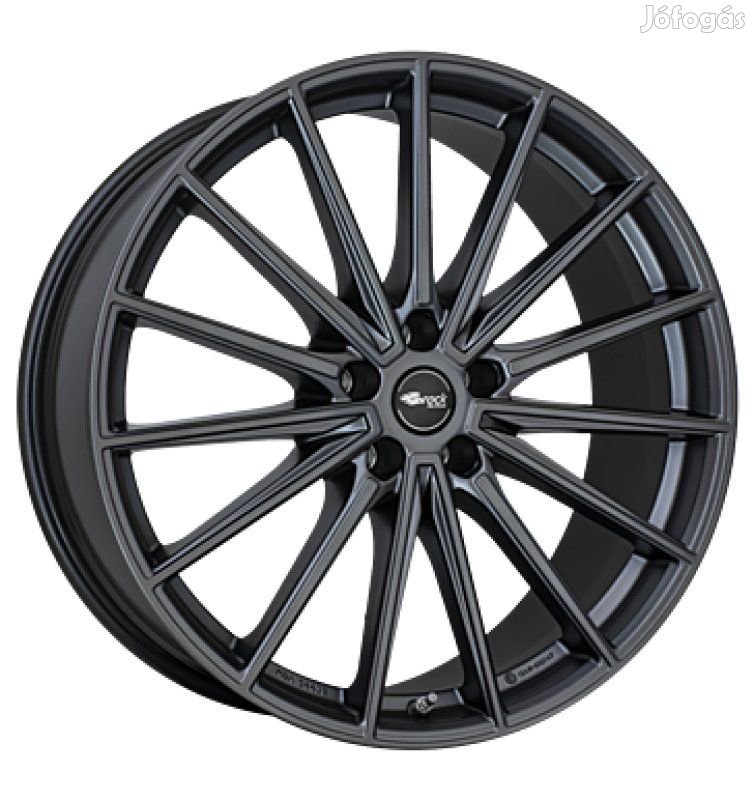Brock B43 SG - Fényes fekete 8X20 5X112 ET27 CB66,6 | alufelni |