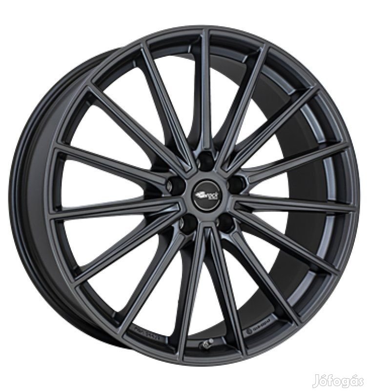 Brock B43 SG - Fényes fekete 9X20 5X112 ET35 CB66,6 alufelni