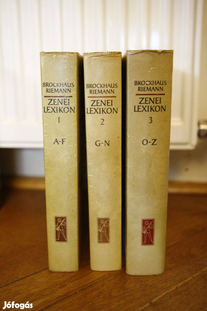 Brockhaus Riemann Zenei lexikon 1-3 kötet / könyv Zeneműkiadó 1983 Sze